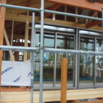 断熱性の高いサッシを入れました。 御宿町 サッシ工事